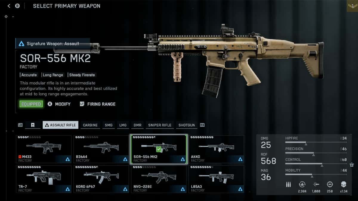 SOR-556 MK2 Assault Rifle